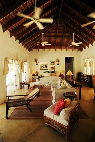 spacious bedroom