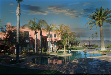 Exterior of Malibu Estate for Weddings